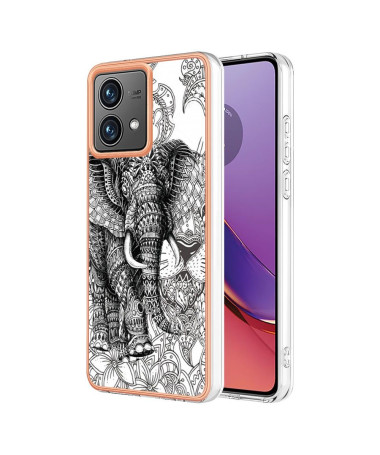 Coque Moto G84 5G Mandala Éléphant