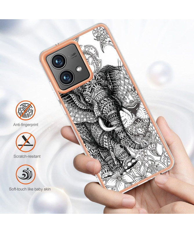 Coque Moto G84 5G Mandala Éléphant