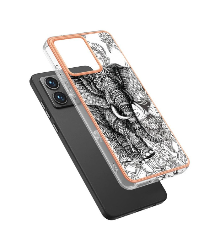 Coque Moto G84 5G Mandala Éléphant