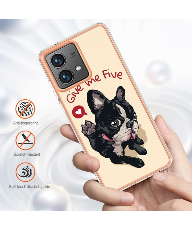 Coque Moto G84 5G Give Me Five Dog