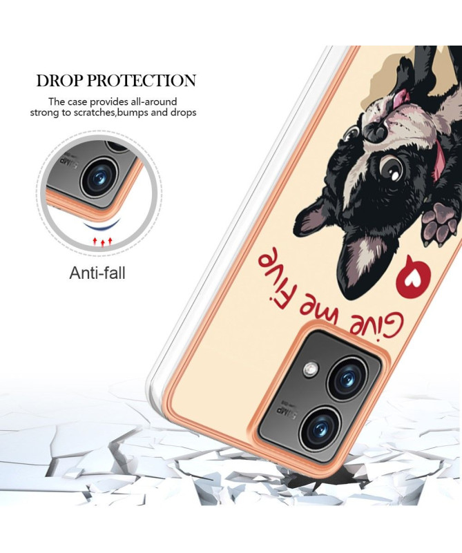 Coque Moto G84 5G Give Me Five Dog