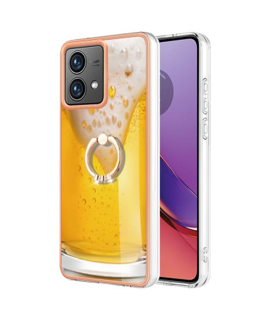 Coque Moto G84 5G Cheers Mate avec Support Anneau