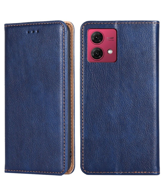 Flip cover Moto G84 5G PURE simili cuir