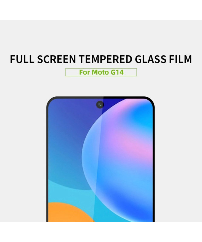 Moto G14 - Protection d’écran en verre trempé full size