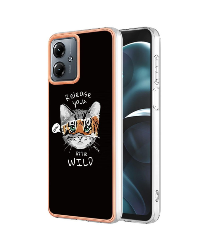 Coque Moto G14 Esprit Félin