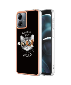 Coque Moto G14 Esprit Félin