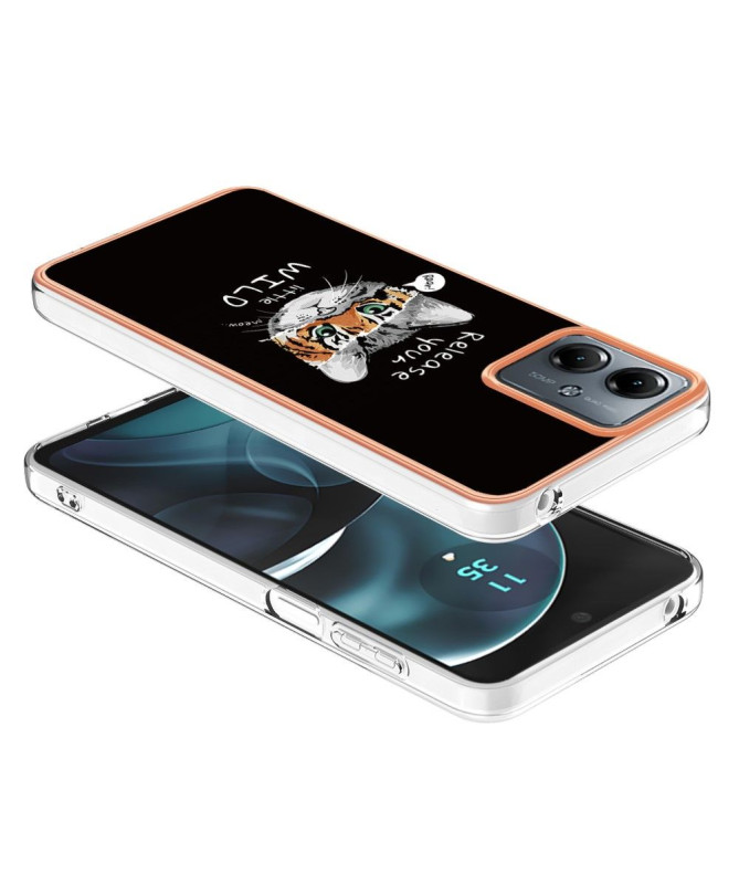 Coque Moto G14 Esprit Félin