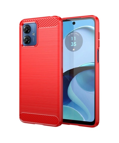 Coque Moto G14 effet brossé silicone