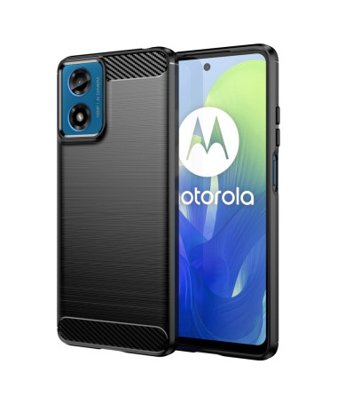 Coque Moto G24 / G04 effet brossé silicone