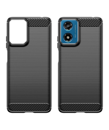 Coque Moto G24 / G04 effet brossé silicone