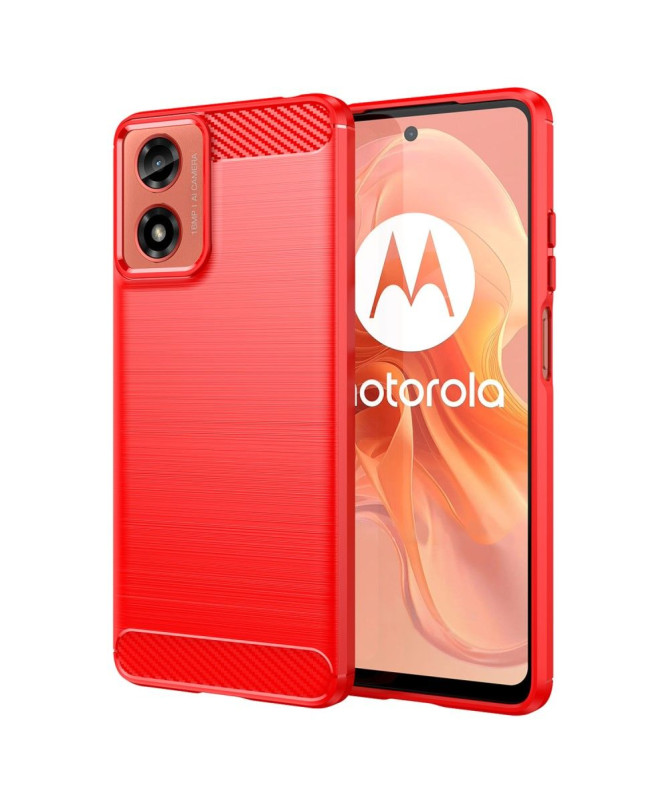 Coque Moto G24 / G04 effet brossé silicone