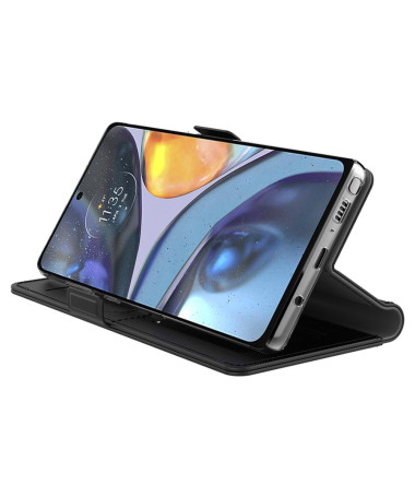 Housse Moto G24 / G04 premium porte cartes avec miroir