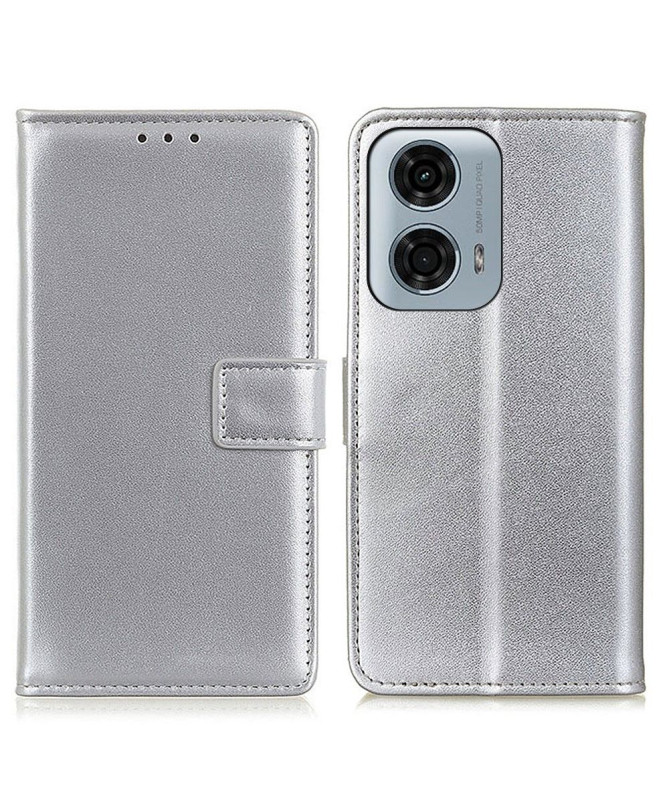 Housse Moto G24 / G04 simili cuir basique