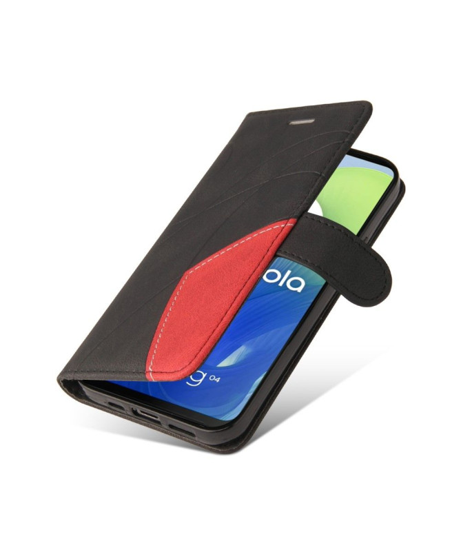 Housse Moto G24 / G04 Bicolore artistique