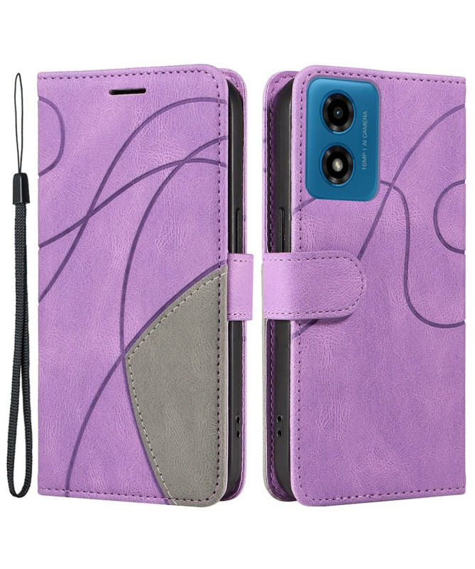 Housse Moto G24 / G04 Bicolore artistique