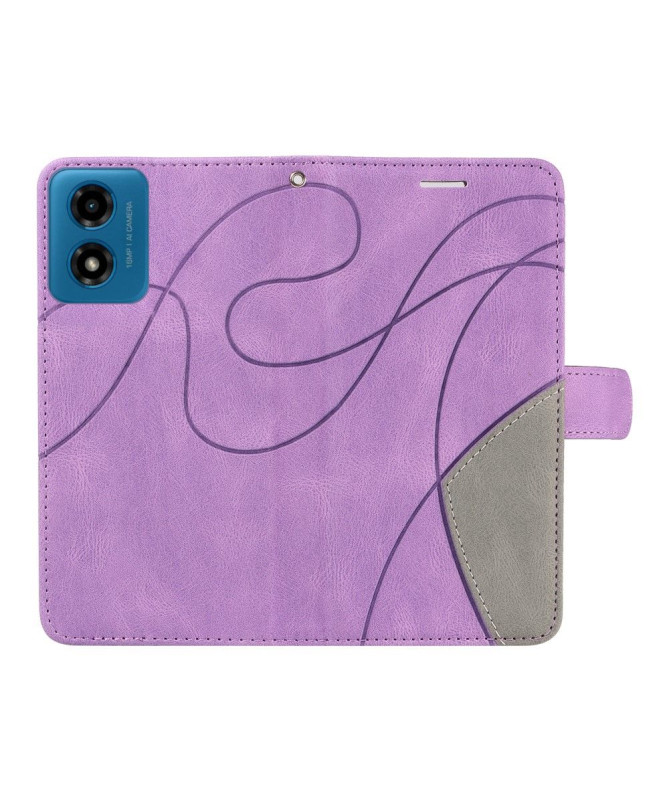 Housse Moto G24 / G04 Bicolore artistique