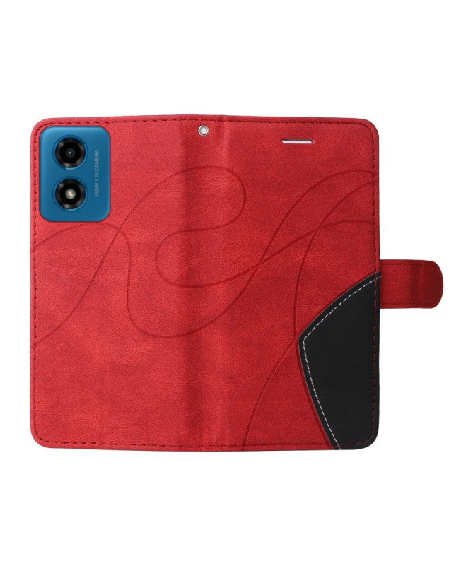 Housse Moto G24 / G04 Bicolore artistique