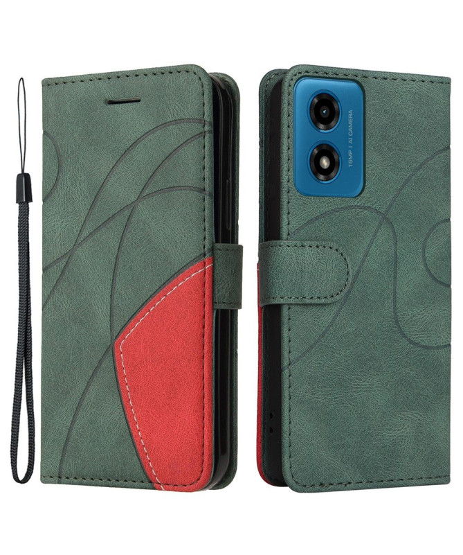 Housse Moto G24 / G04 Bicolore artistique