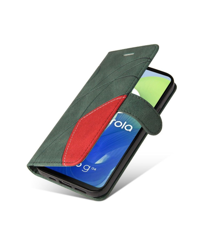 Housse Moto G24 / G04 Bicolore artistique