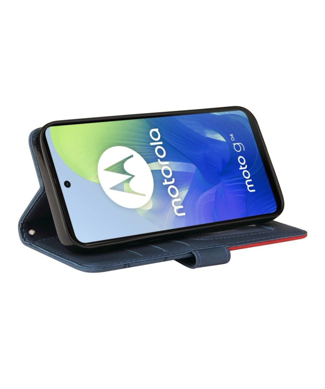 Housse Moto G24 / G04 Bicolore artistique