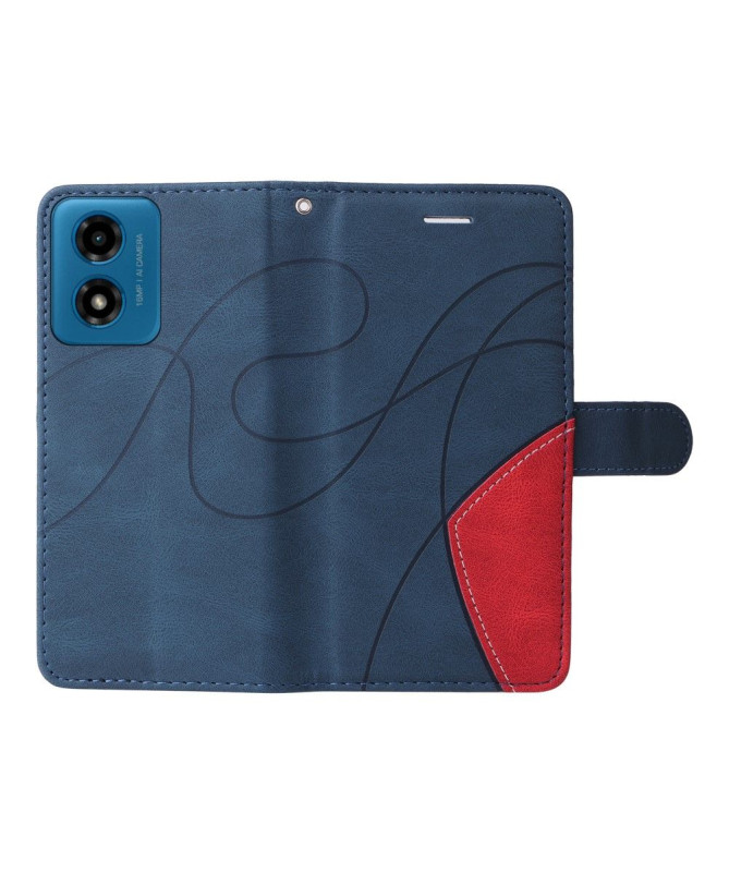 Housse Moto G24 / G04 Bicolore artistique