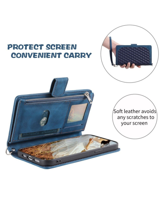 Étui à Fermeture Éclair Moto G85 5G Rembourré