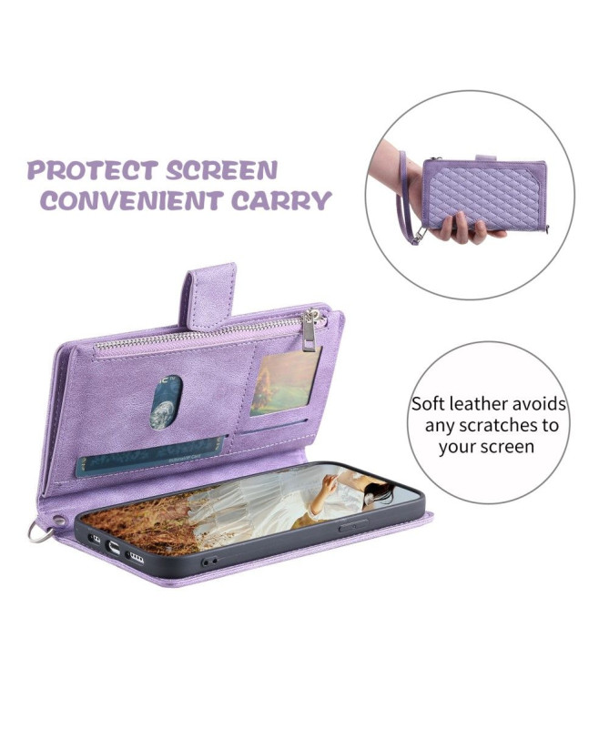 Étui à Fermeture Éclair Moto G85 5G Rembourré