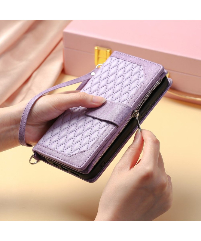 Étui à Fermeture Éclair Moto G85 5G Rembourré