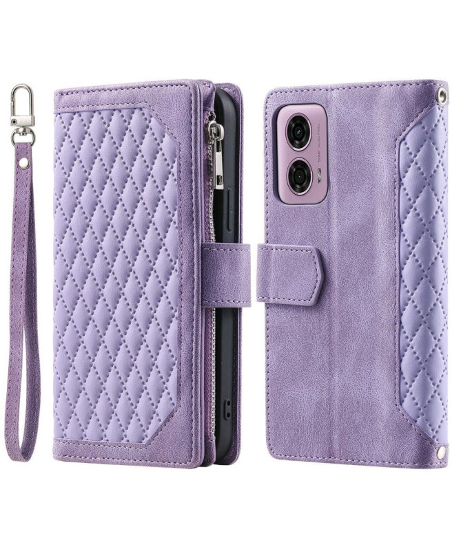 Étui à Fermeture Éclair Moto G85 5G Rembourré