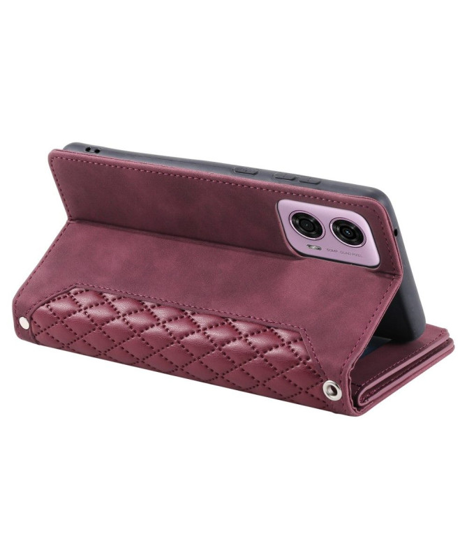 Étui à Fermeture Éclair Moto G85 5G Rembourré