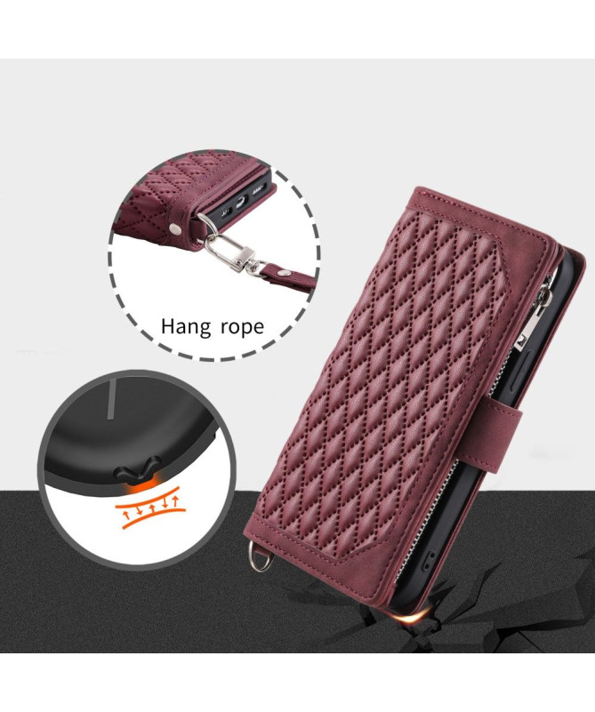 Étui à Fermeture Éclair Moto G85 5G Rembourré