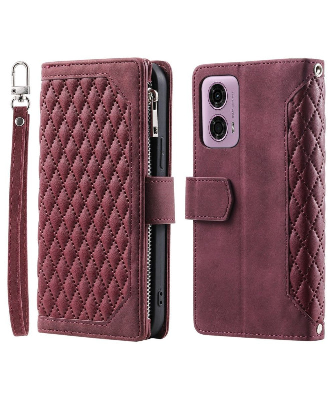 Étui à Fermeture Éclair Moto G85 5G Rembourré