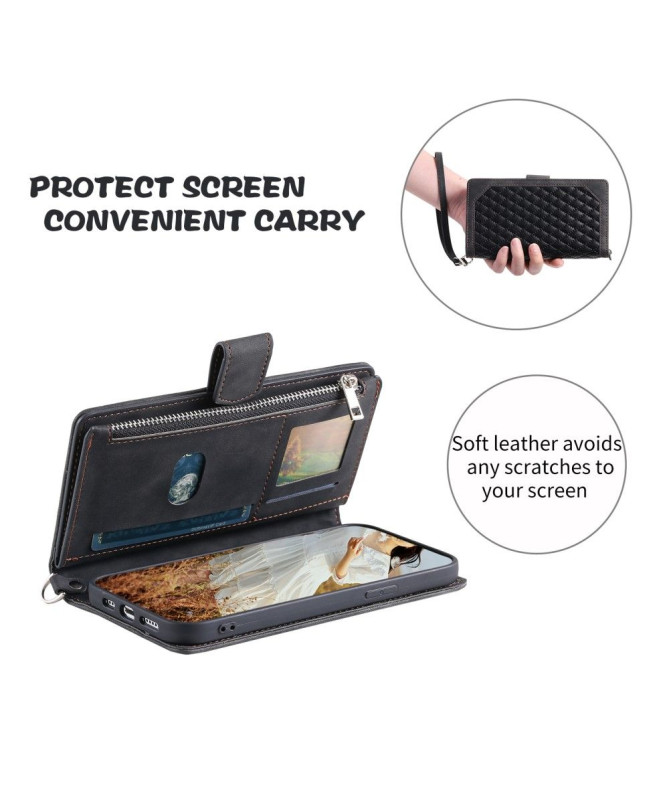 Étui à Fermeture Éclair Moto G85 5G Rembourré