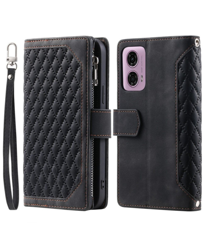 Étui à Fermeture Éclair Moto G85 5G Rembourré