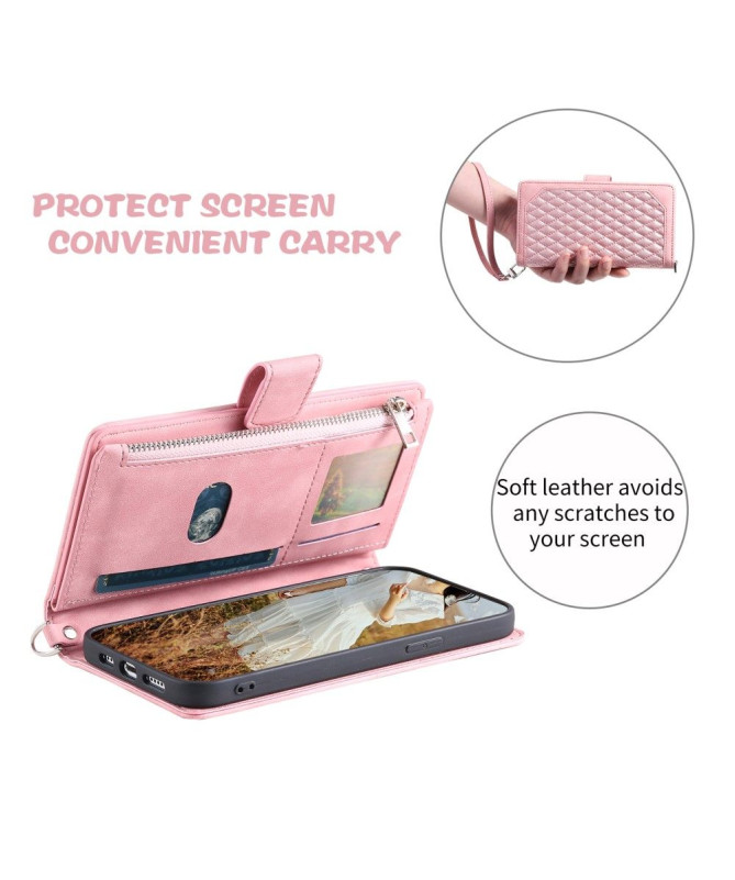 Étui à Fermeture Éclair Moto G85 5G Rembourré