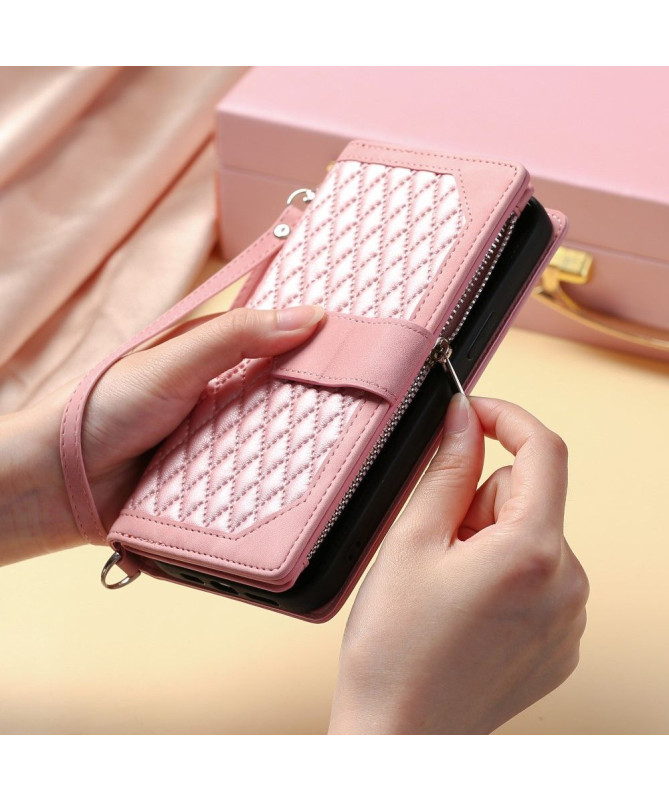 Étui à Fermeture Éclair Moto G85 5G Rembourré