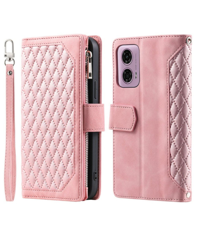 Étui à Fermeture Éclair Moto G85 5G Rembourré