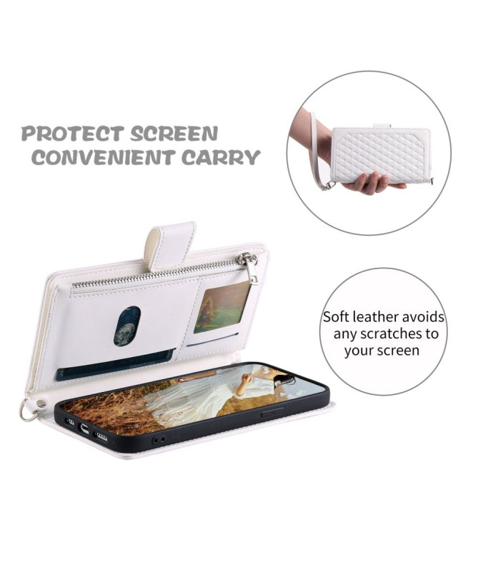 Étui à Fermeture Éclair Moto G85 5G Rembourré