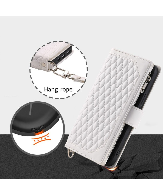 Étui à Fermeture Éclair Moto G85 5G Rembourré