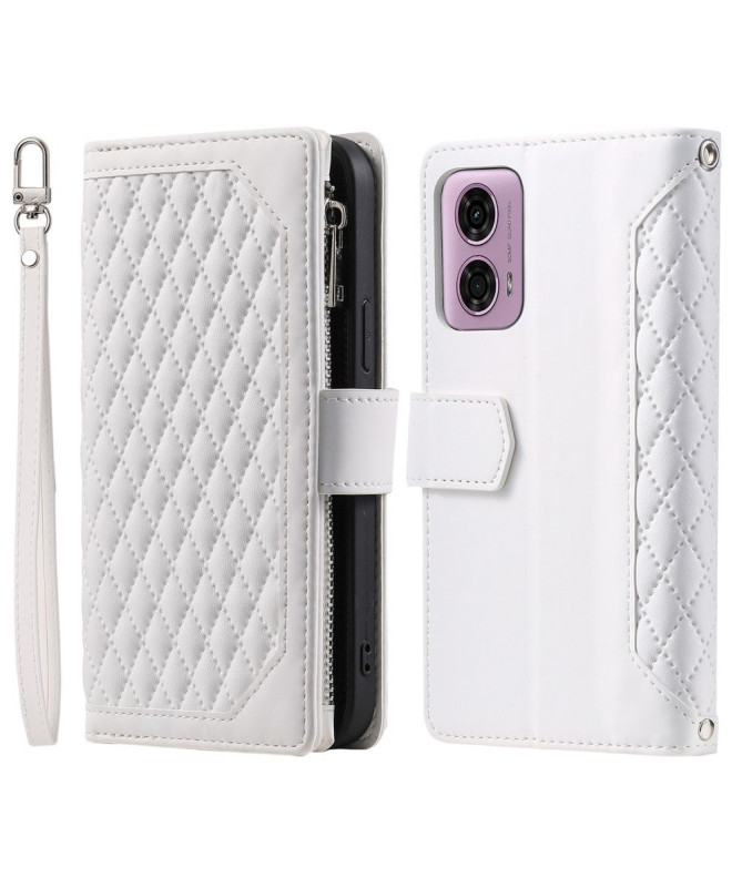 Étui à Fermeture Éclair Moto G85 5G Rembourré