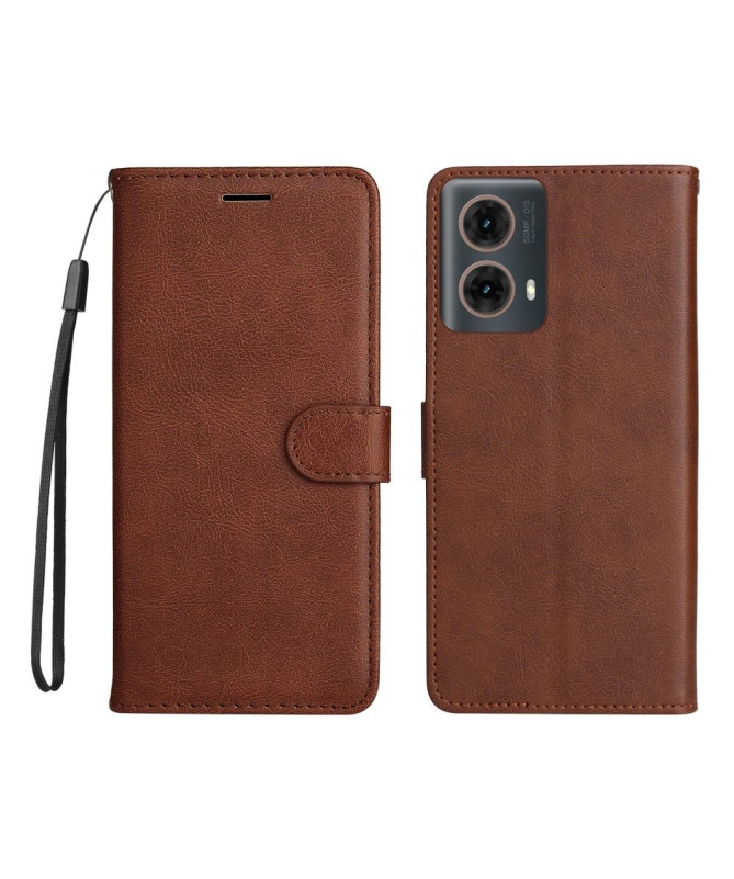 Housse Moto G85 5G Sylvette à lanière