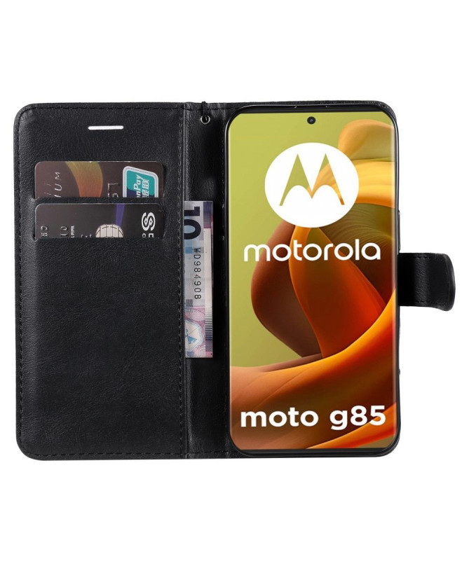 Housse Moto G85 5G Sylvette à lanière