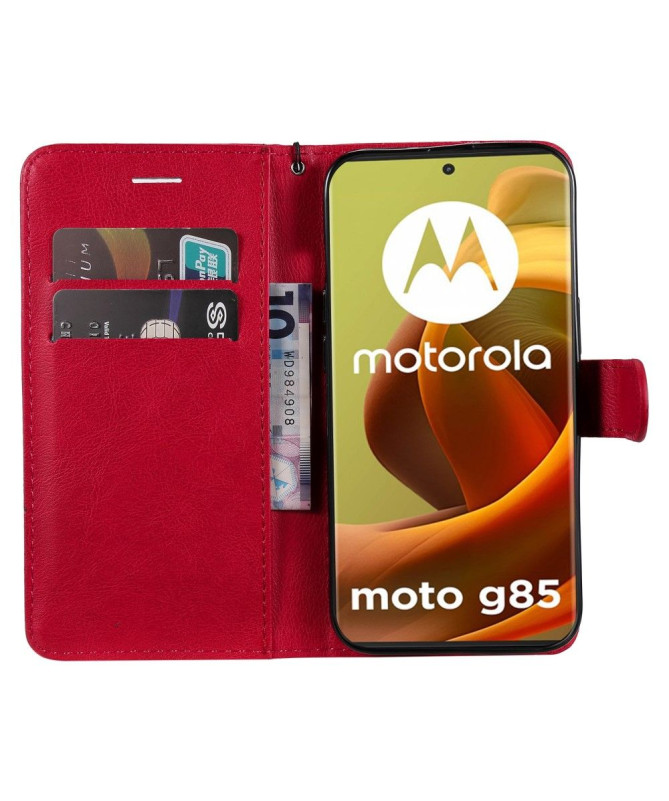 Housse Moto G85 5G Sylvette à lanière