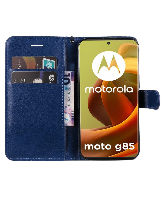 Housse Moto G85 5G Sylvette à lanière
