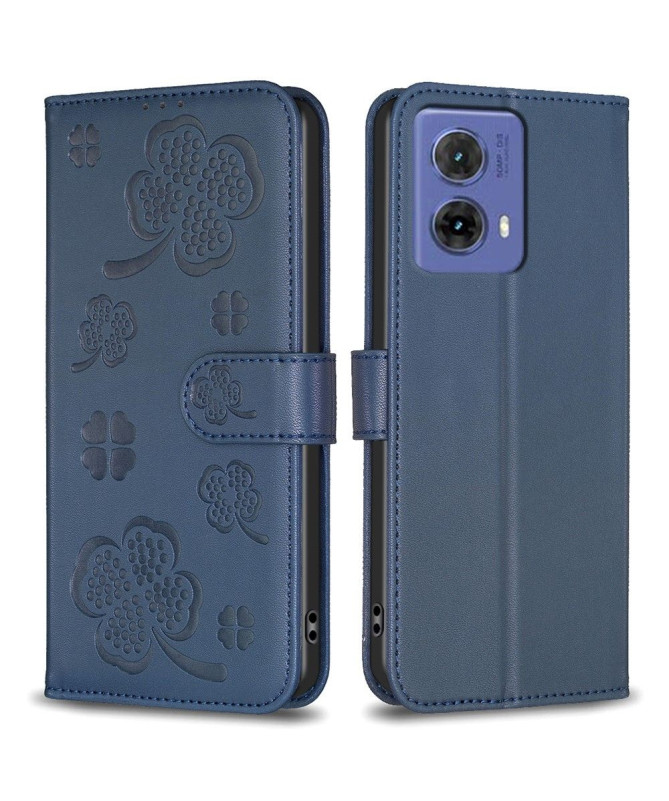 Étui Moto G85 5G avec Motif Trèfle