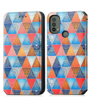 Housse Motorola Moto E40 / E30 / E20 Mandala Kaléidoscope