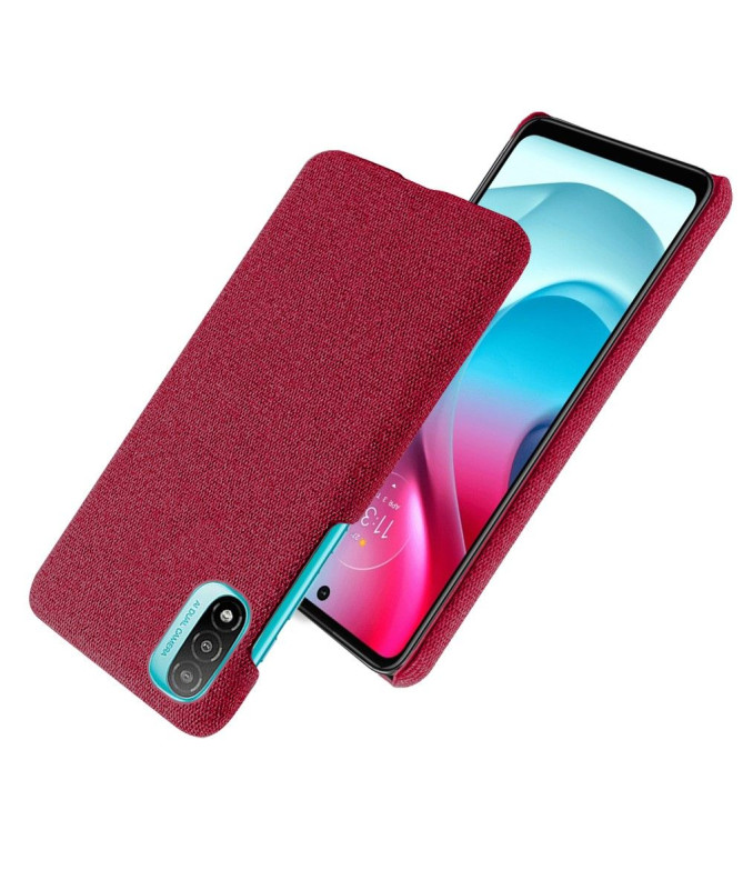 Coque Motorola Moto E20 / E30 / E40 revêtement tissu