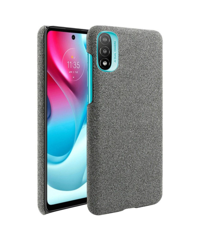 Coque Motorola Moto E20 / E30 / E40 revêtement tissu