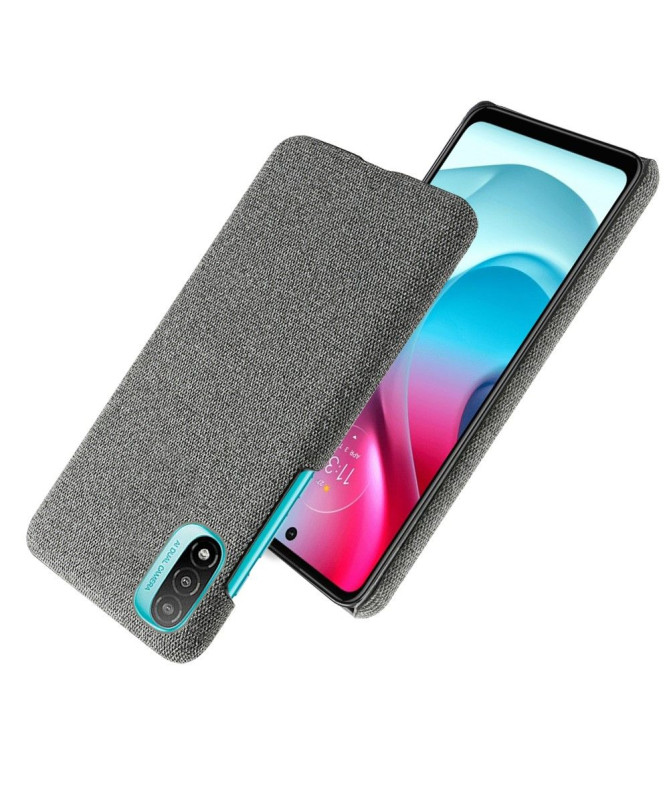 Coque Motorola Moto E20 / E30 / E40 revêtement tissu