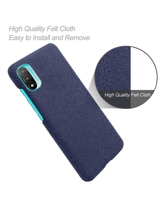 Coque Motorola Moto E20 / E30 / E40 revêtement tissu